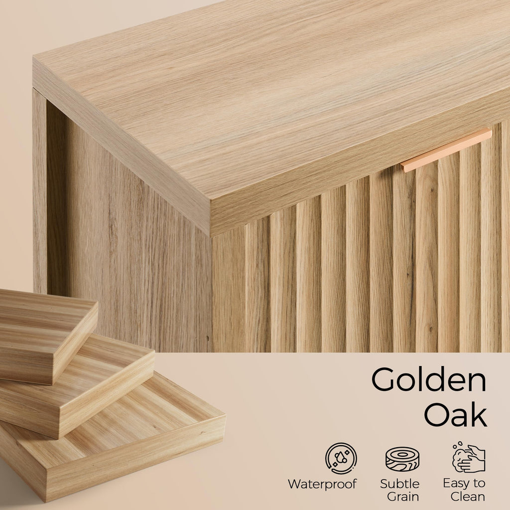 56" Golden Oak Buffet Cabinet G622085