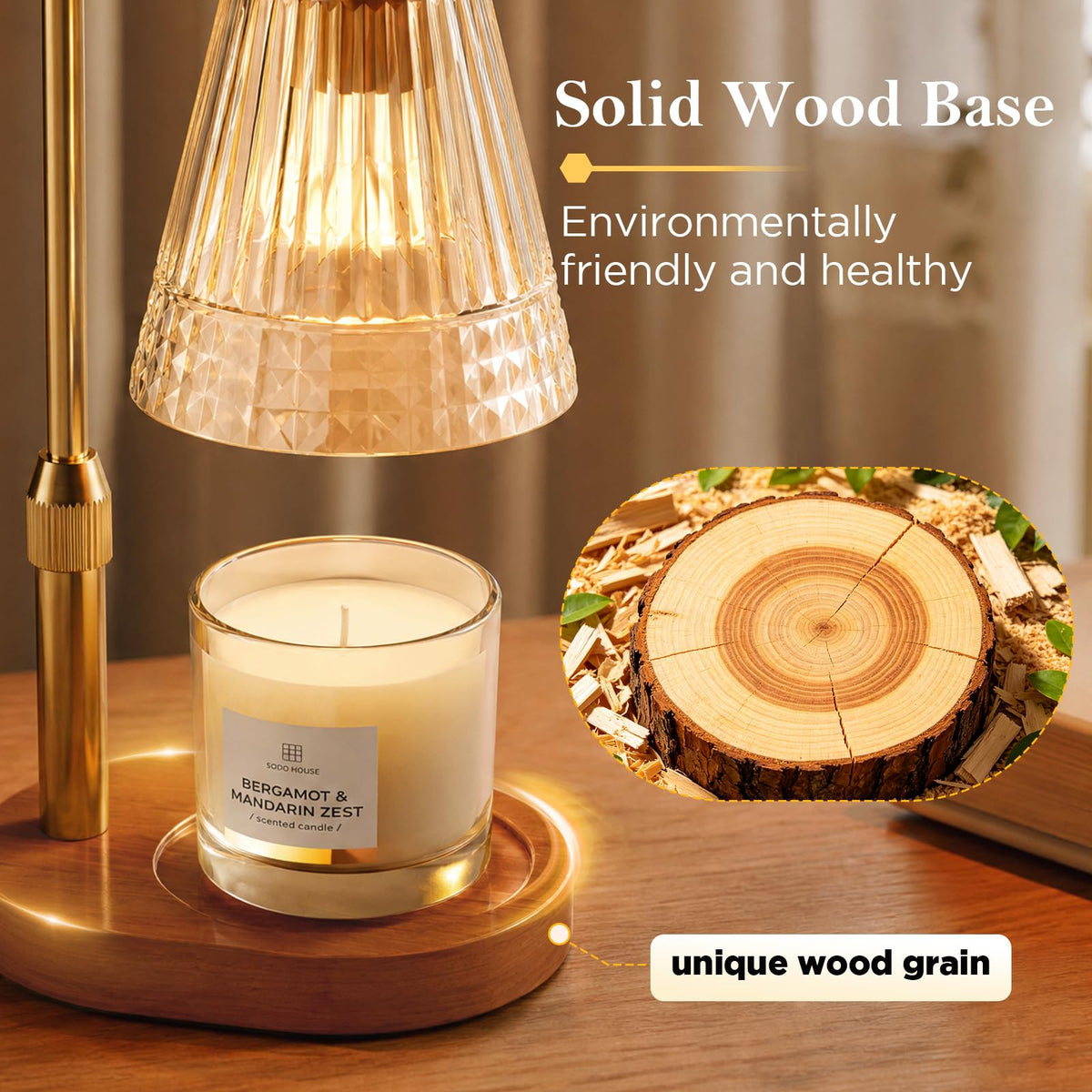 Candle Warmer Lamp with Timer G525154