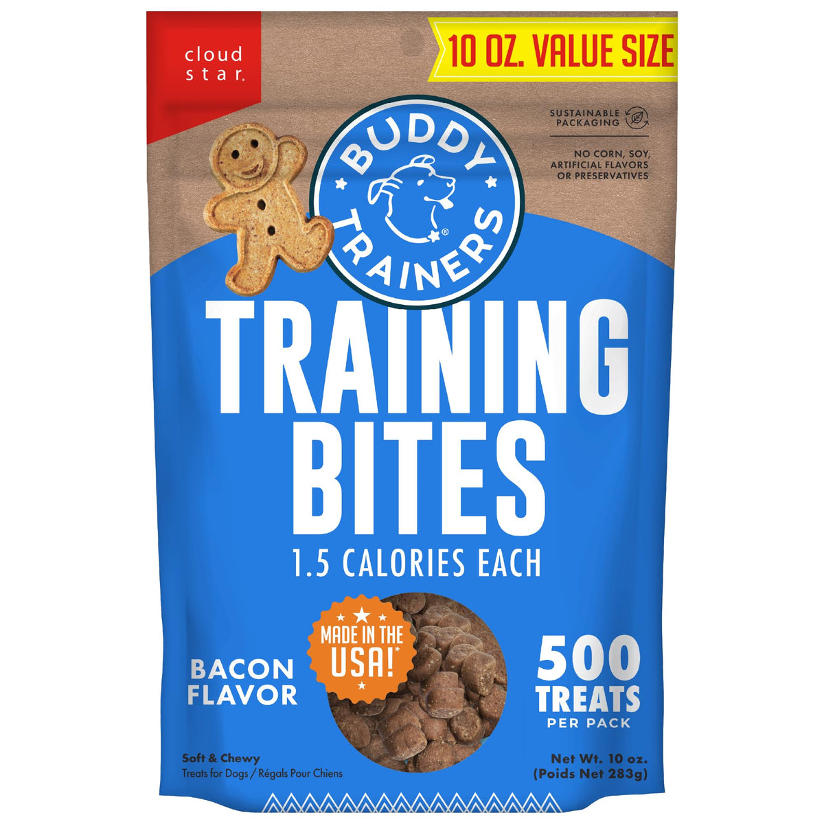 Soft & Chewy Bacon Dog Treats 10 oz N6465