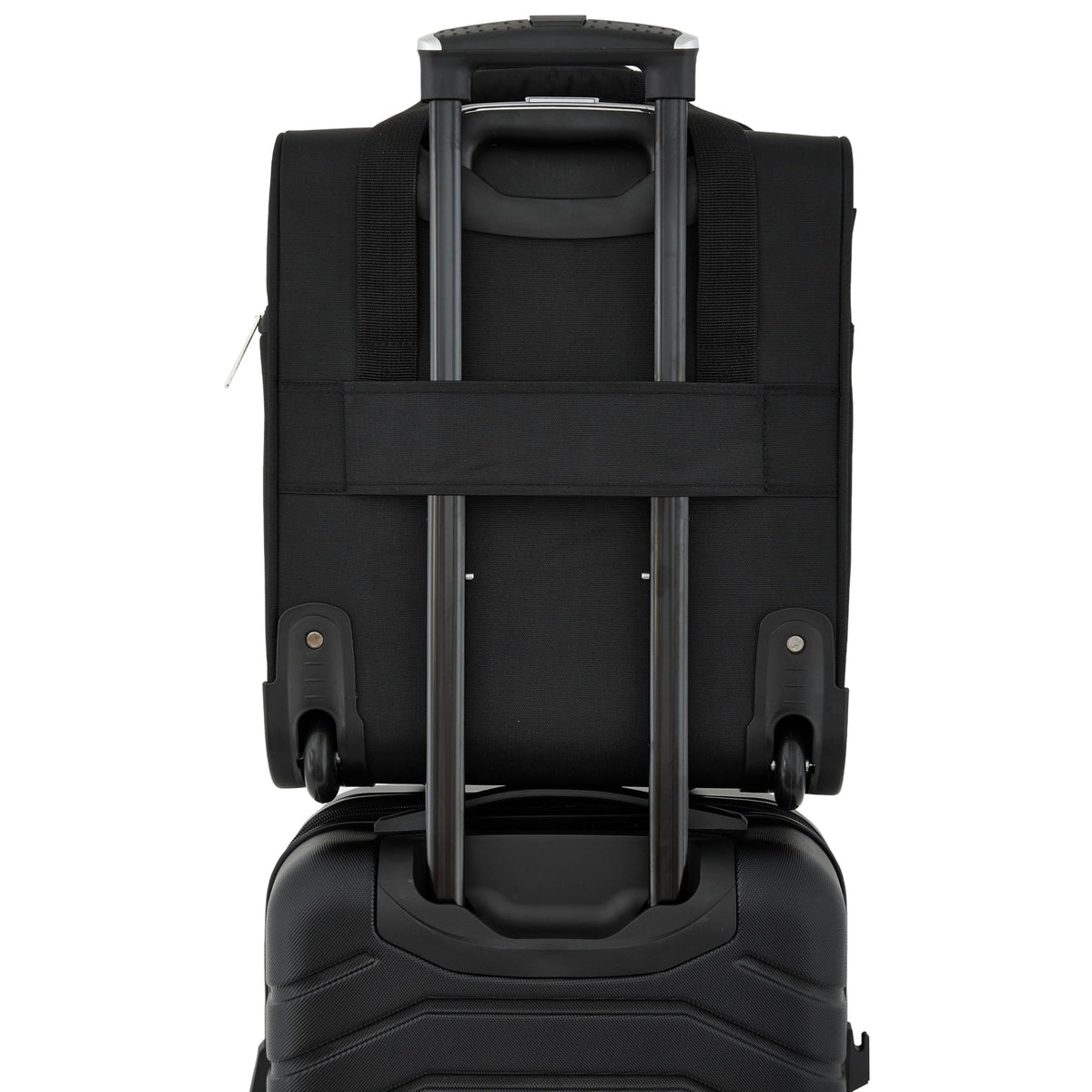 16" Underseat Carry-On Luggage with USB/USB-C Ports, Black C997102