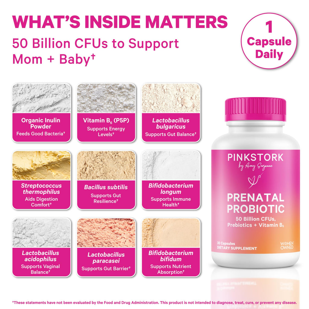Prenatal Probiotic 50 Billion CFU 30 Capsules L30092