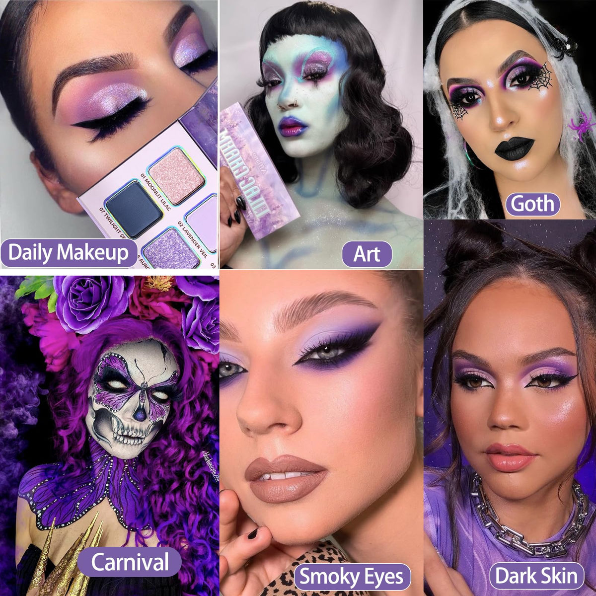 Pigmented Matte Shimmer Eyeshadow Palette V170