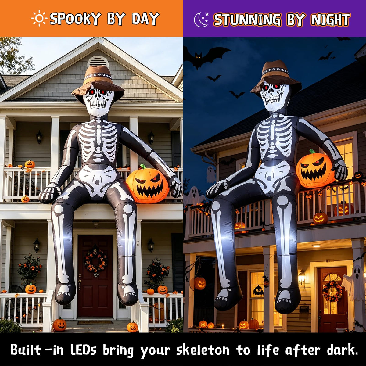 10FT Halloween Inflatable Skeleton S35394