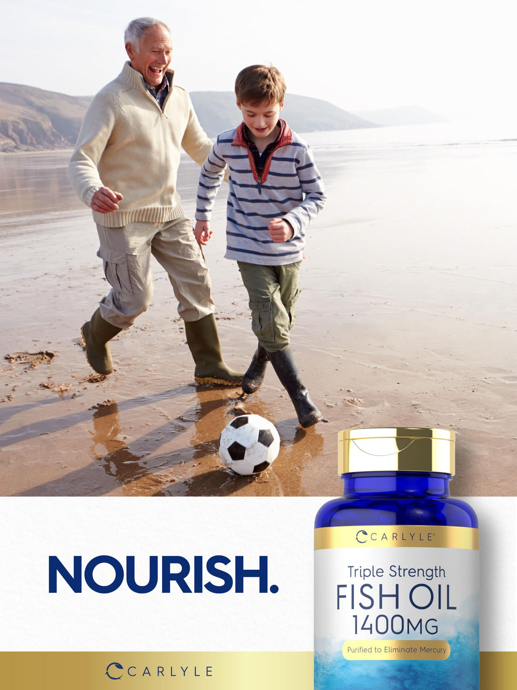 Omega 3 Fish Oil 1400 mg 60 Softgels T22944