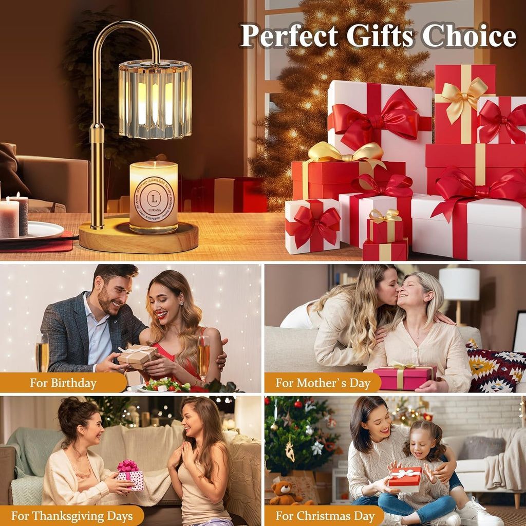 Candle Warmer Lamp with Timer and Dimmer Q77812