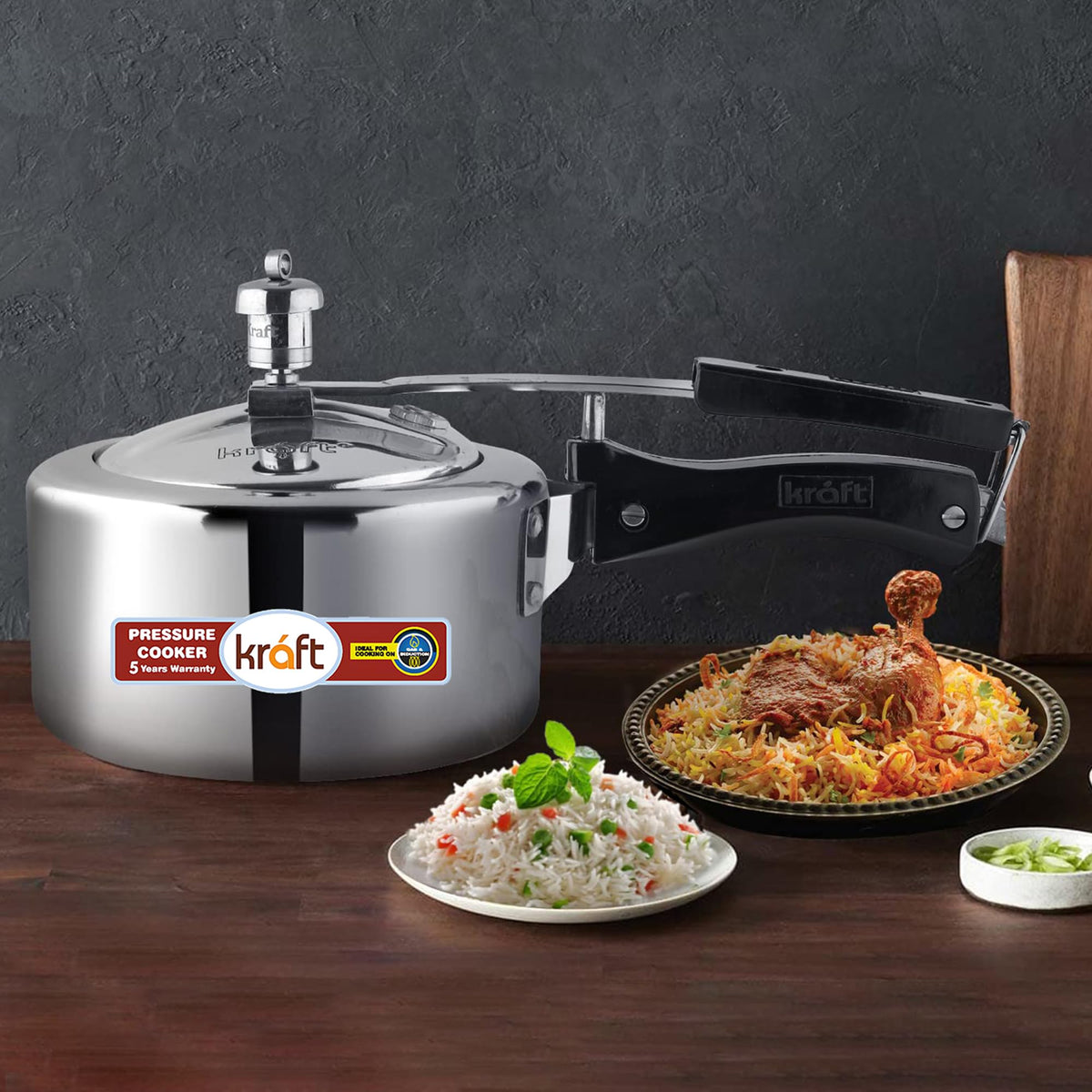 2-Liter Aluminum Pressure Cooker I6714