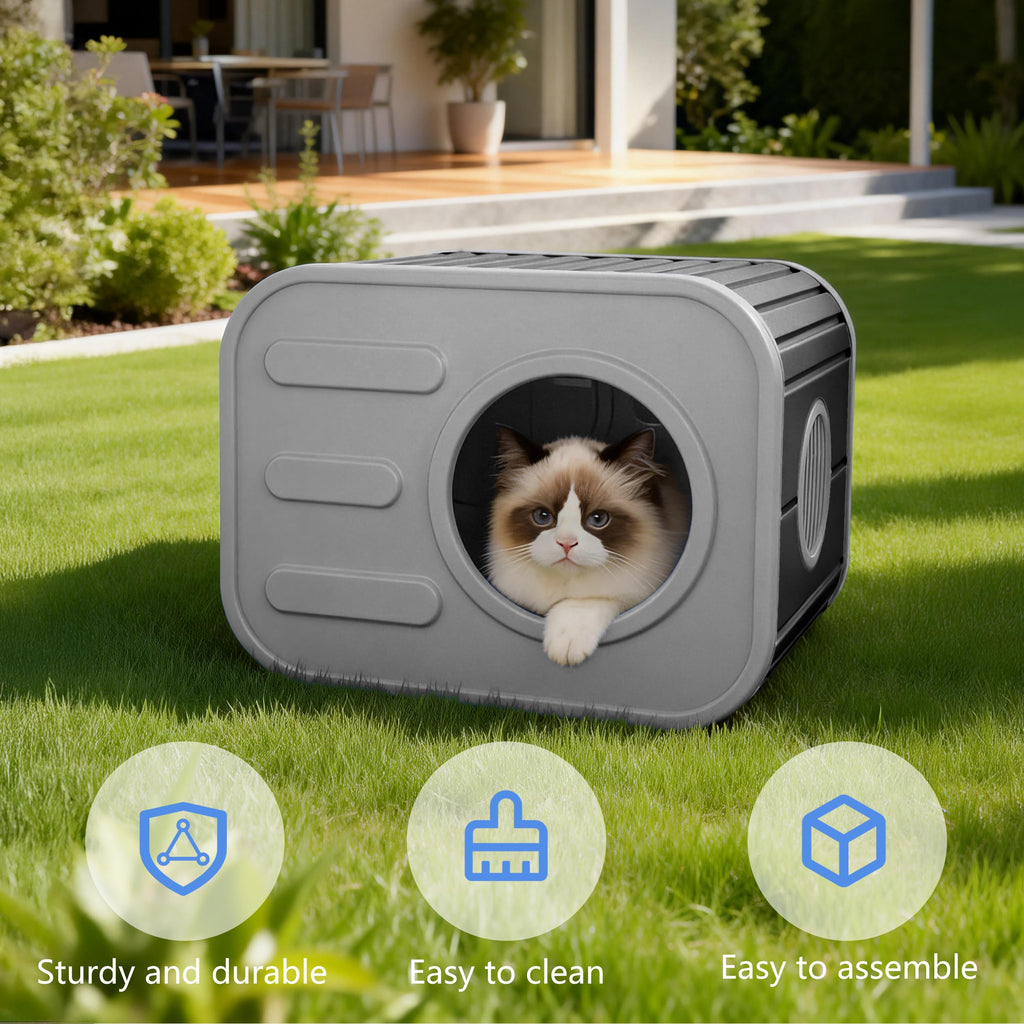 Weatherproof Outdoor Cat House P5505