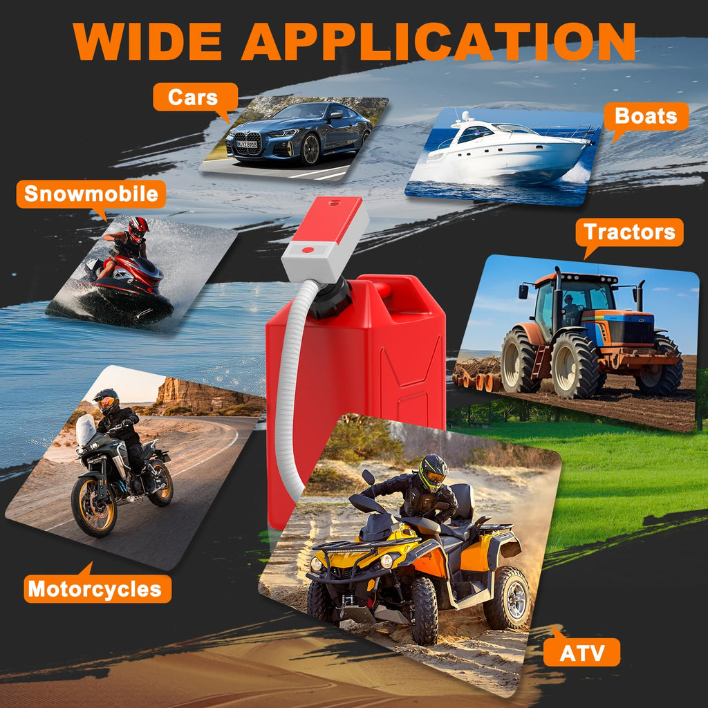 Portable Automatic Fuel Transfer Pump with Auto Stop Sensor and Hose V907