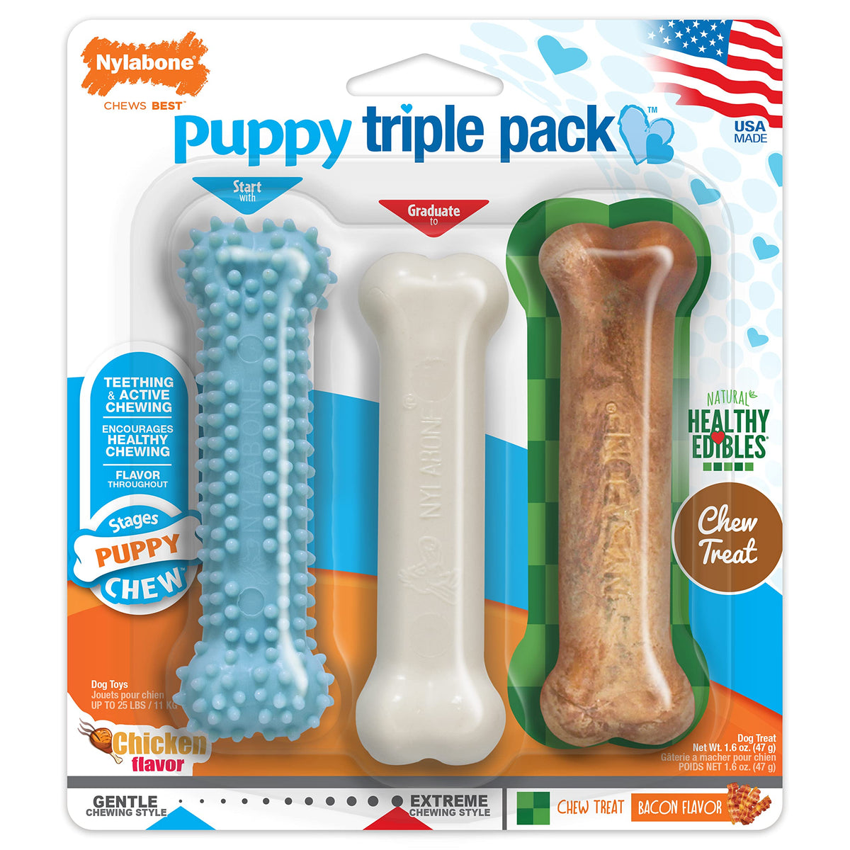 Puppy Teething Toys 3 Pack E7998