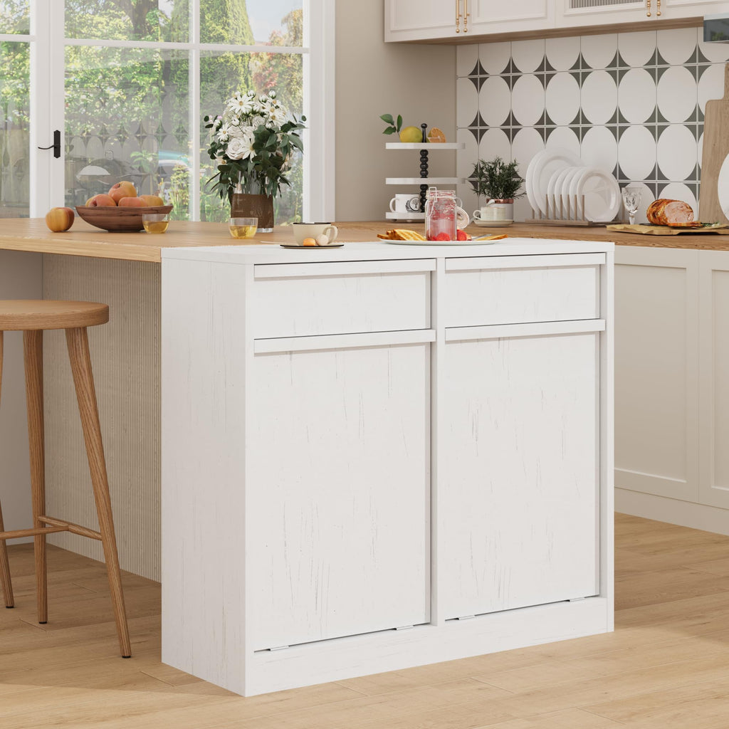 Double Tilt Out Laundry Hamper Cabinet Z428401