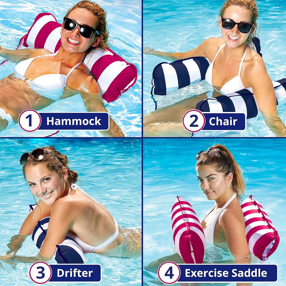 4-in-1 Hammock Pool Float O277