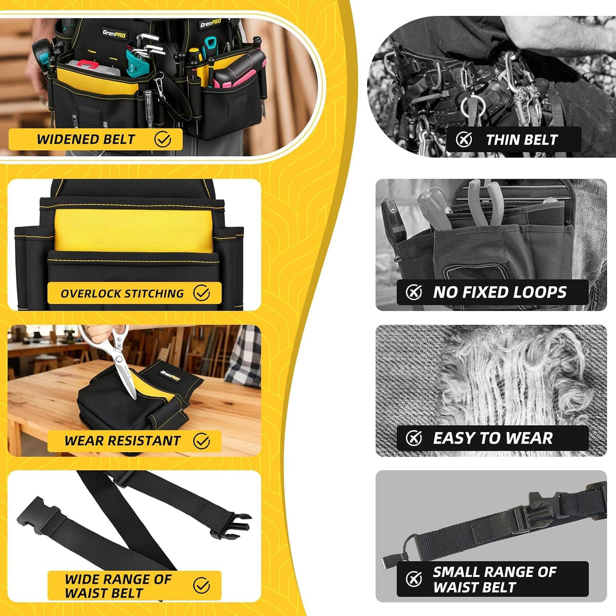 Magnetic 29 Pocket Tool Belt Y335567