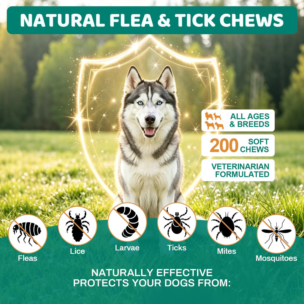 Flea and Tick Chews for Dogs Y746488