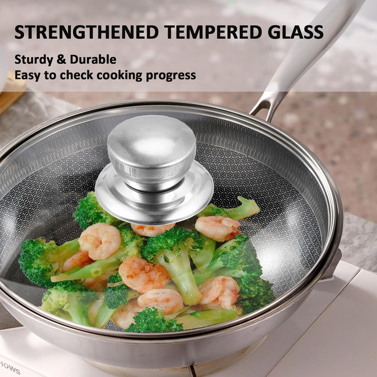 10 Inch Glass Pan Lid A178