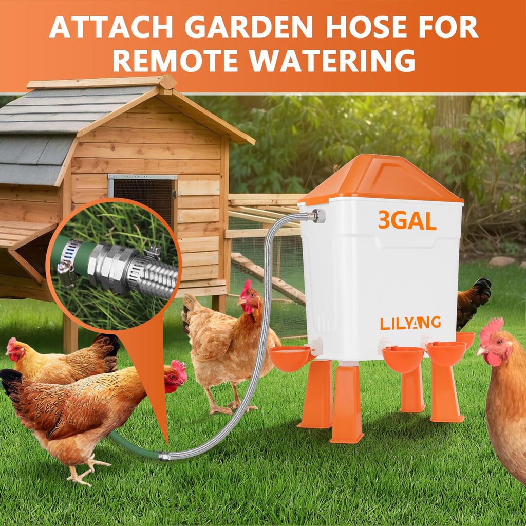 Automatic Chicken Waterer 3 Gallon O8447