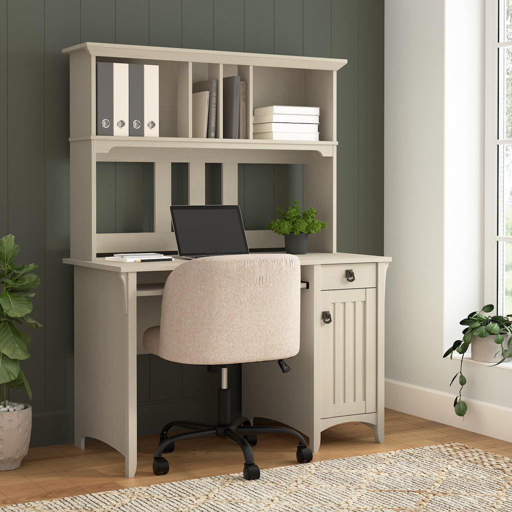 Small Computer Desk with Hutch W569