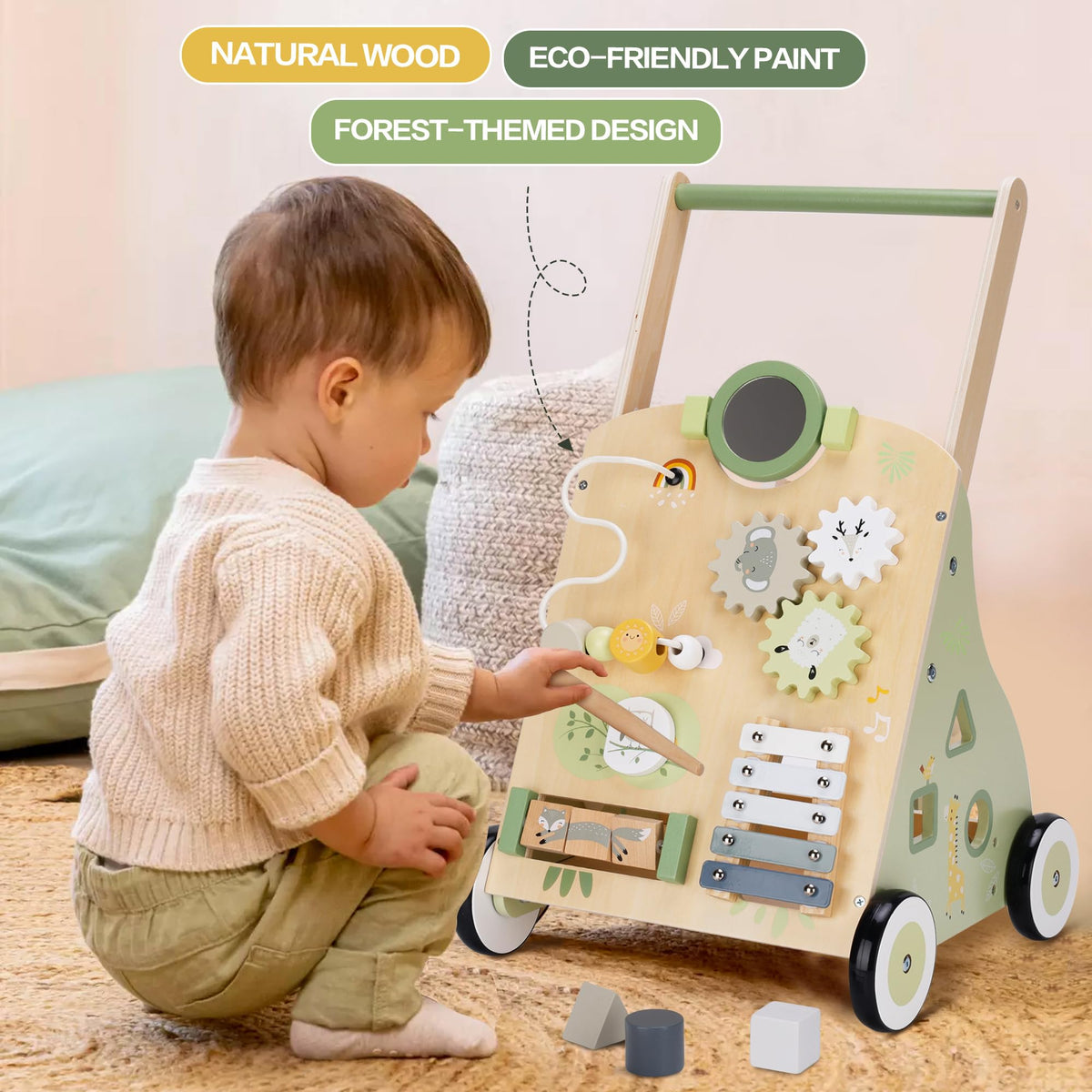Wooden Baby Walker 18M+ R6187