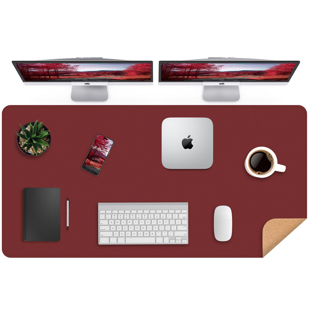 Cork & PU Leather Desk Mat 47" x 23.6" K5245