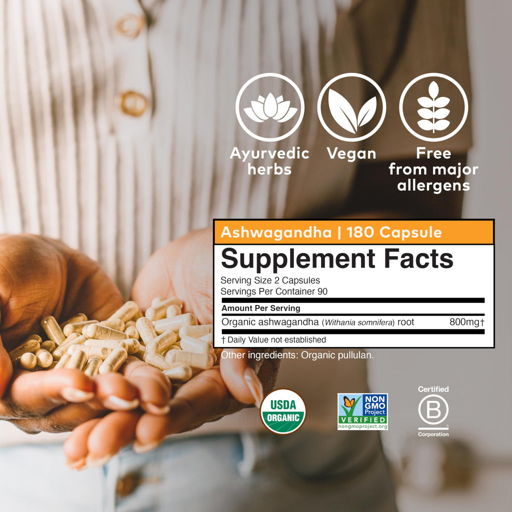 Ashwagandha Capsules 180 Capsules W963