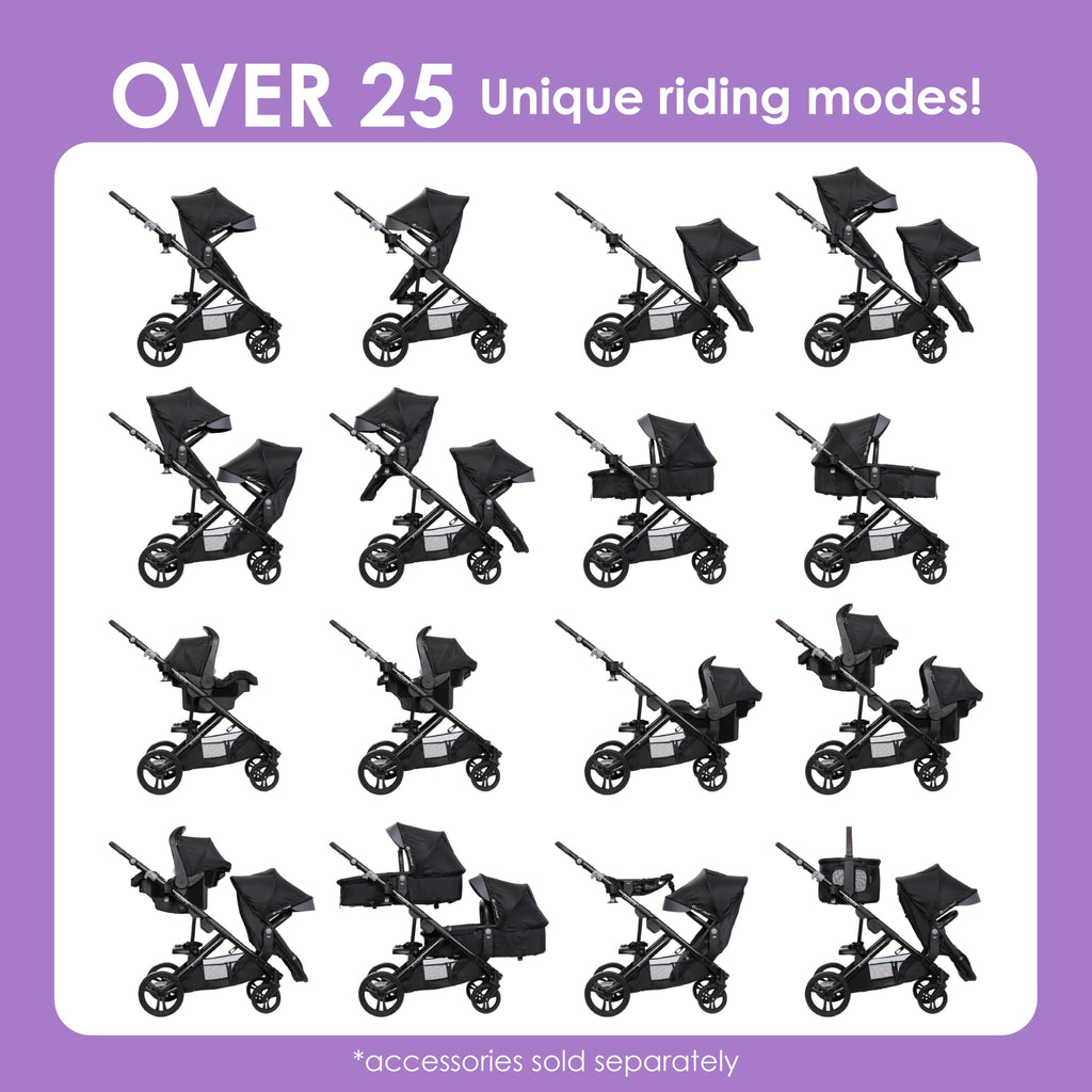 Single to Double Modular Stroller J98960