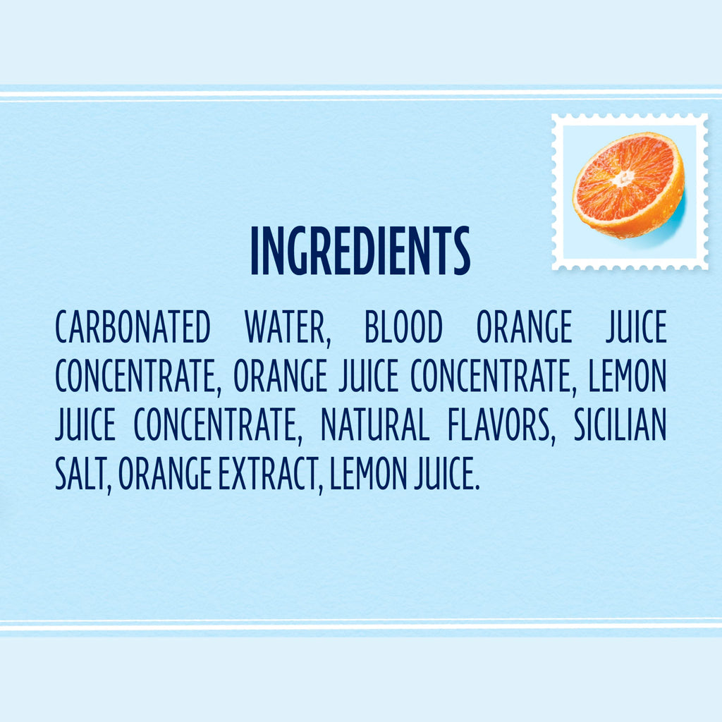 Blood Orange Sparkling Water 24 Pack D23903