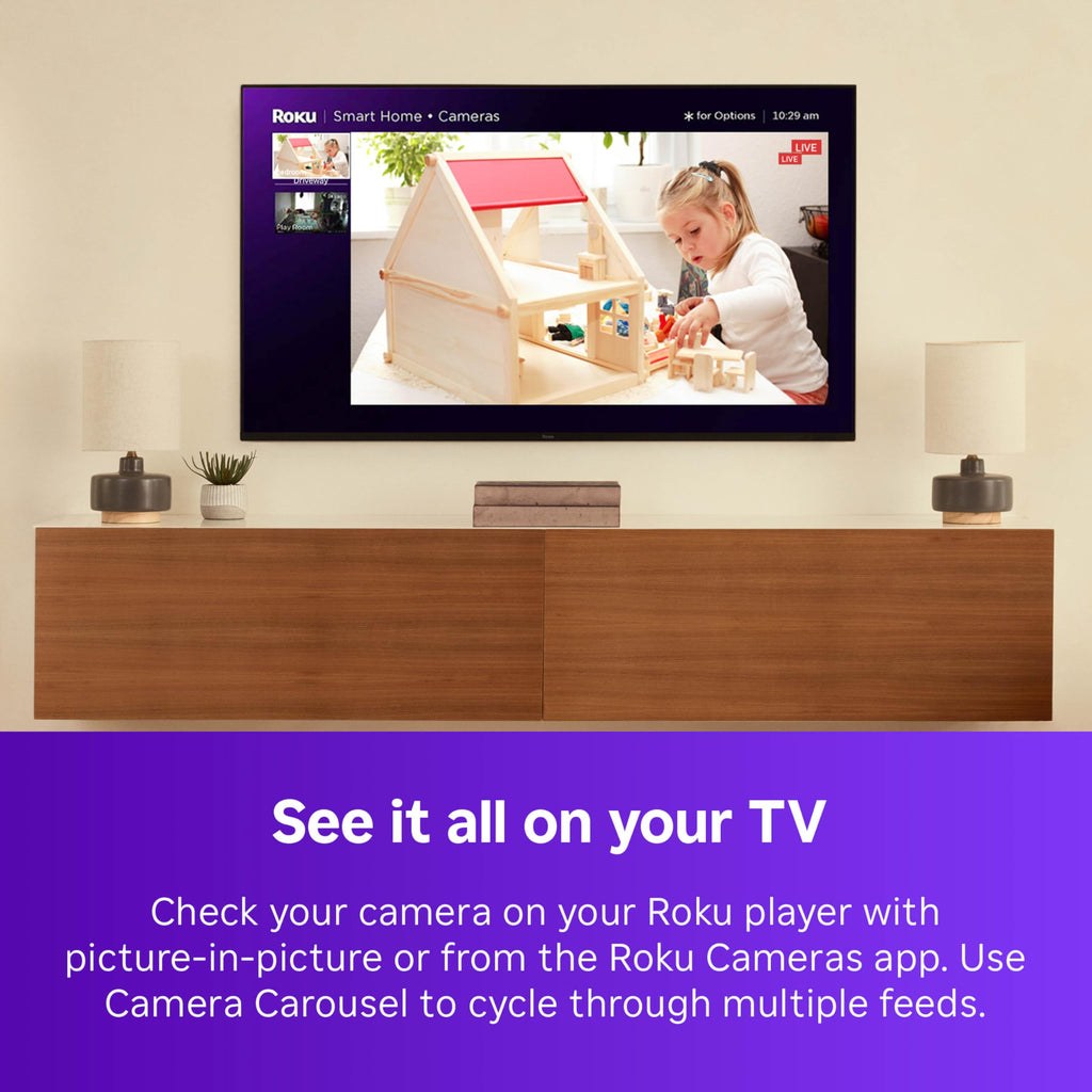 4K HDR TV Streaming Device with Voice Remote & 1080p HD Security Camera E16793