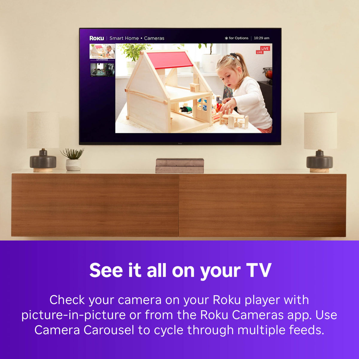 4K HDR TV Streaming Device with Voice Remote & 1080p HD Security Camera E16793