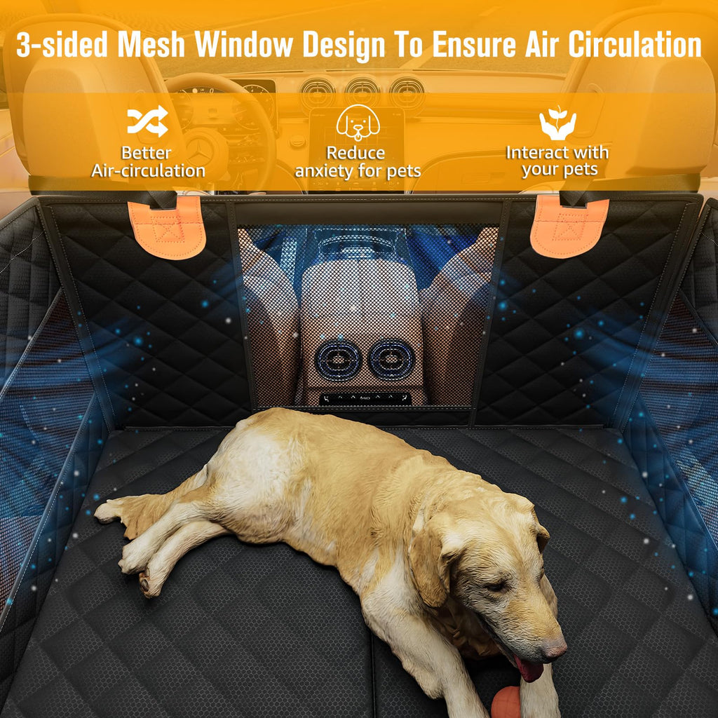 Large Dog Car Seat with Hard Bottom L7749