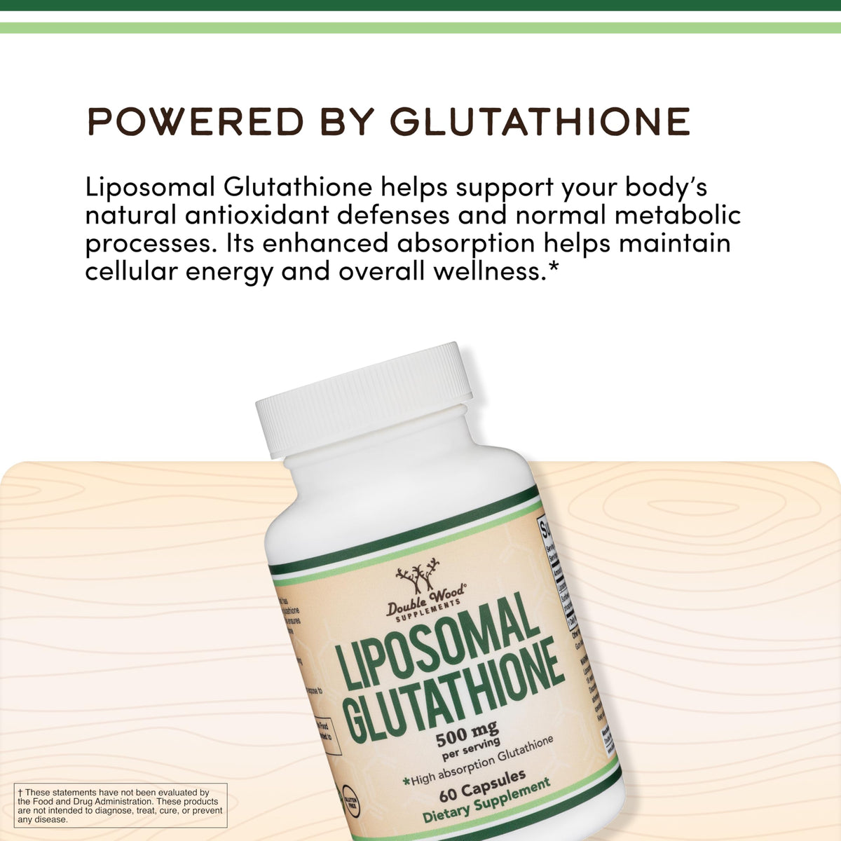 Liposomal Glutathione 500mg 60 Capsules C800046