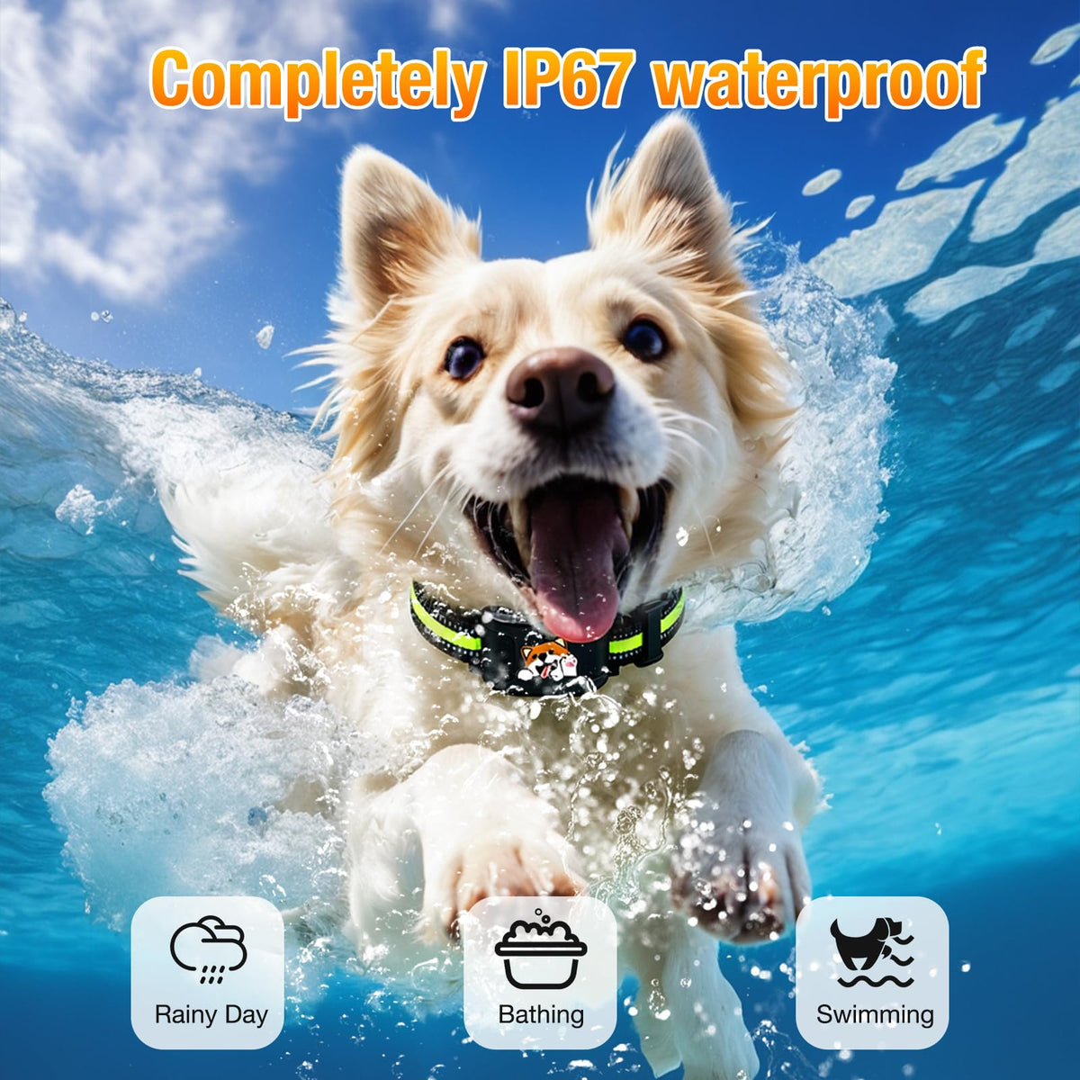 Wireless Dog Fence System with Training Collar F7769