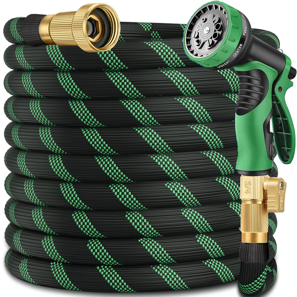 100FT Garden Hose with 10-Pattern Nozzle U439899