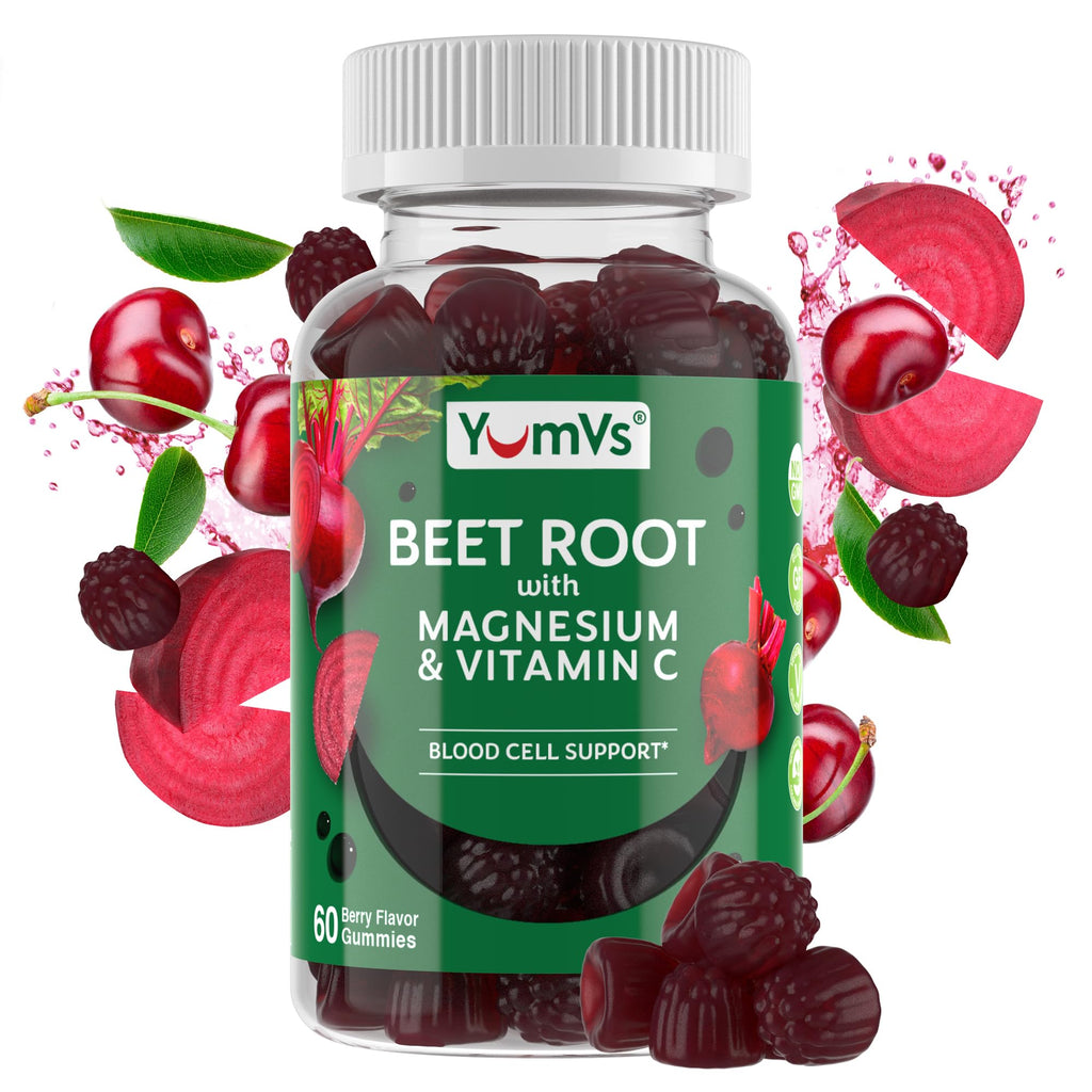 Beet Root Gummies with Magnesium & Vitamin C 60 Count T15087