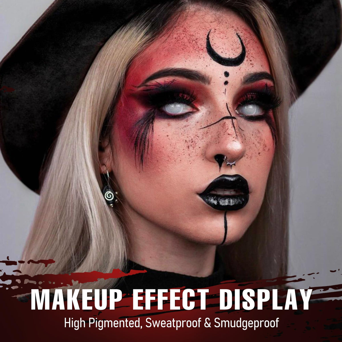 Black Red Grey Eyeshadow Palette E3210