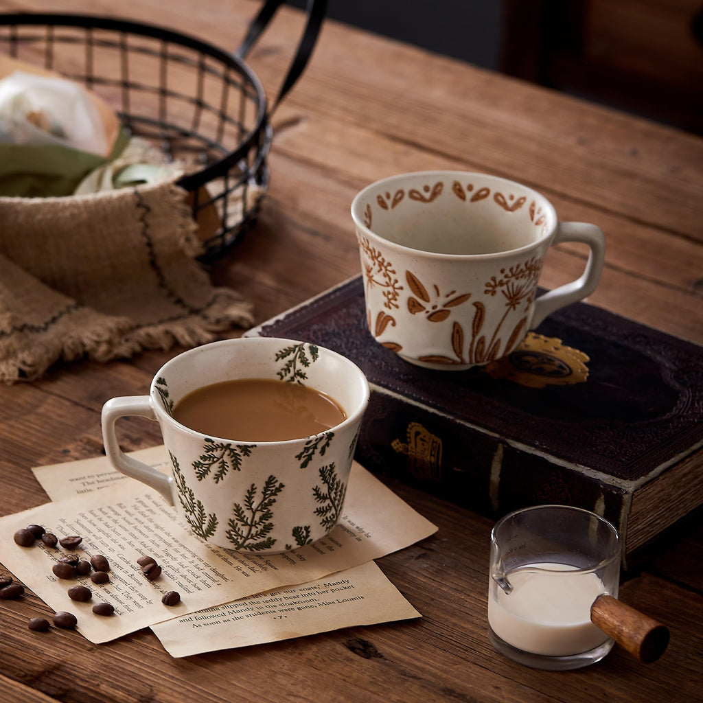 12 oz Ceramic Coffee Mug Set of 4 U8700