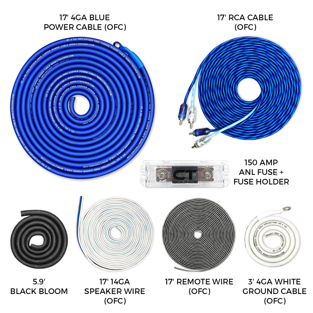 4 Gauge OFC Amp Wiring Install Kit G94669