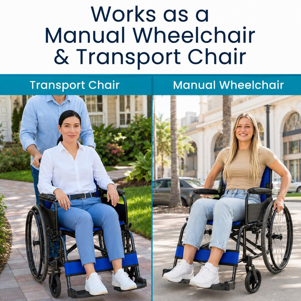 Ultra Lightweight Foldable Wheelchair P8071
