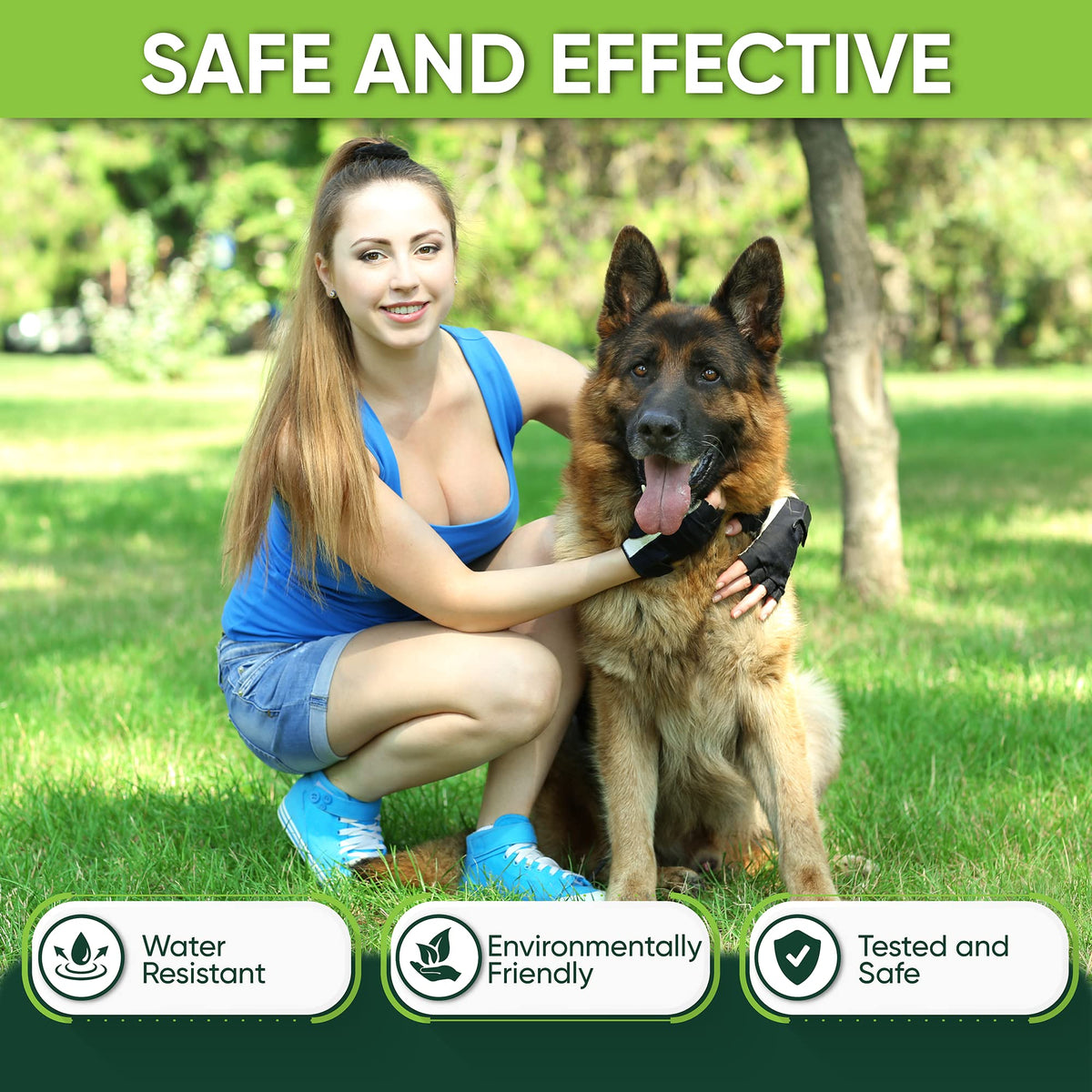 Adjustable Flea and Tick Prevention Dog Collar J7921