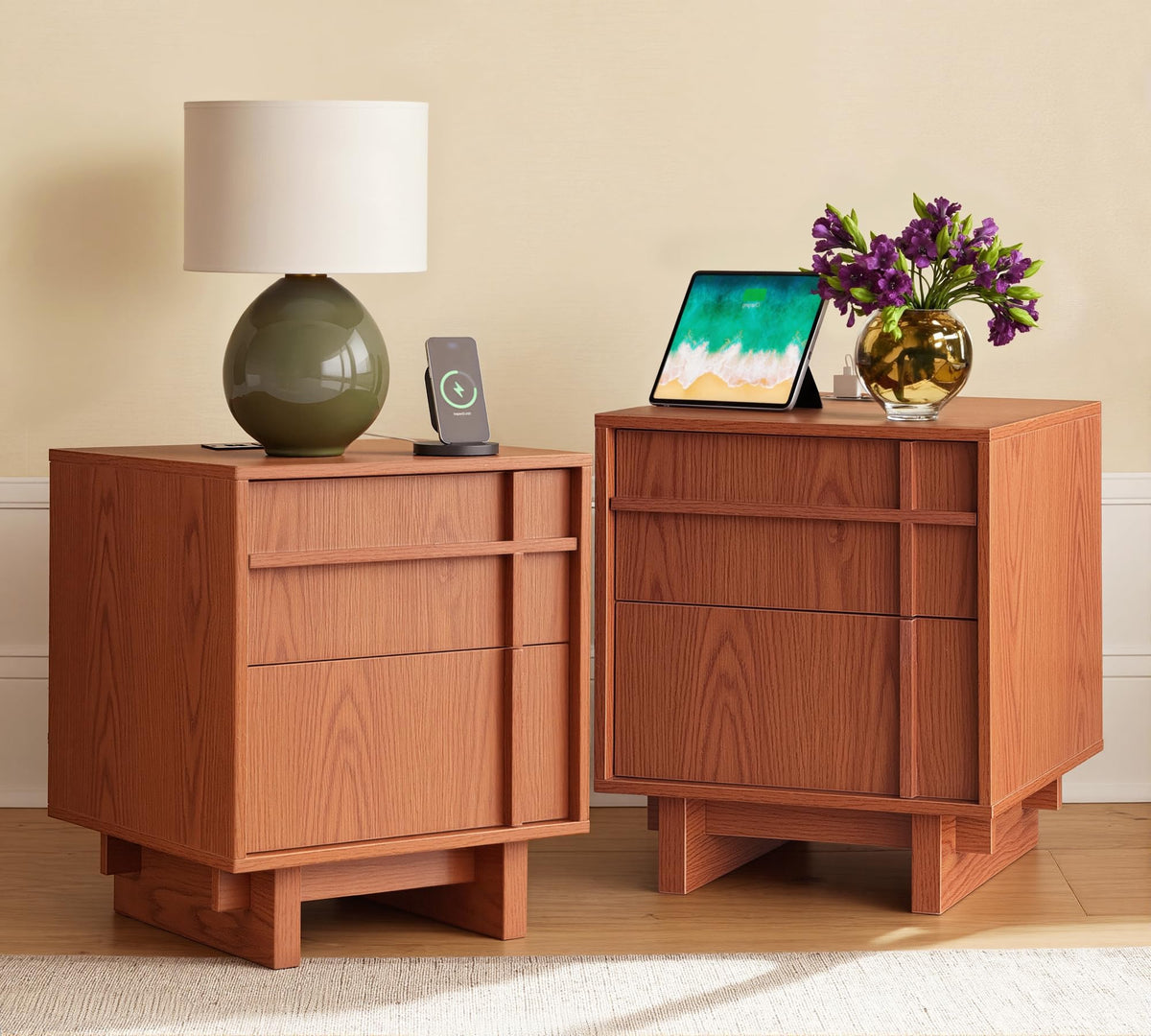 Mid Century Modern Nightstand V76879