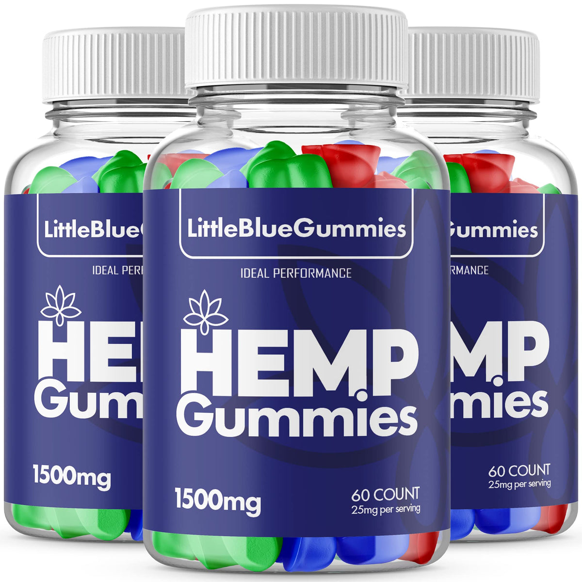 Little Blue Gummies 3 Pack 180 Gummies W545