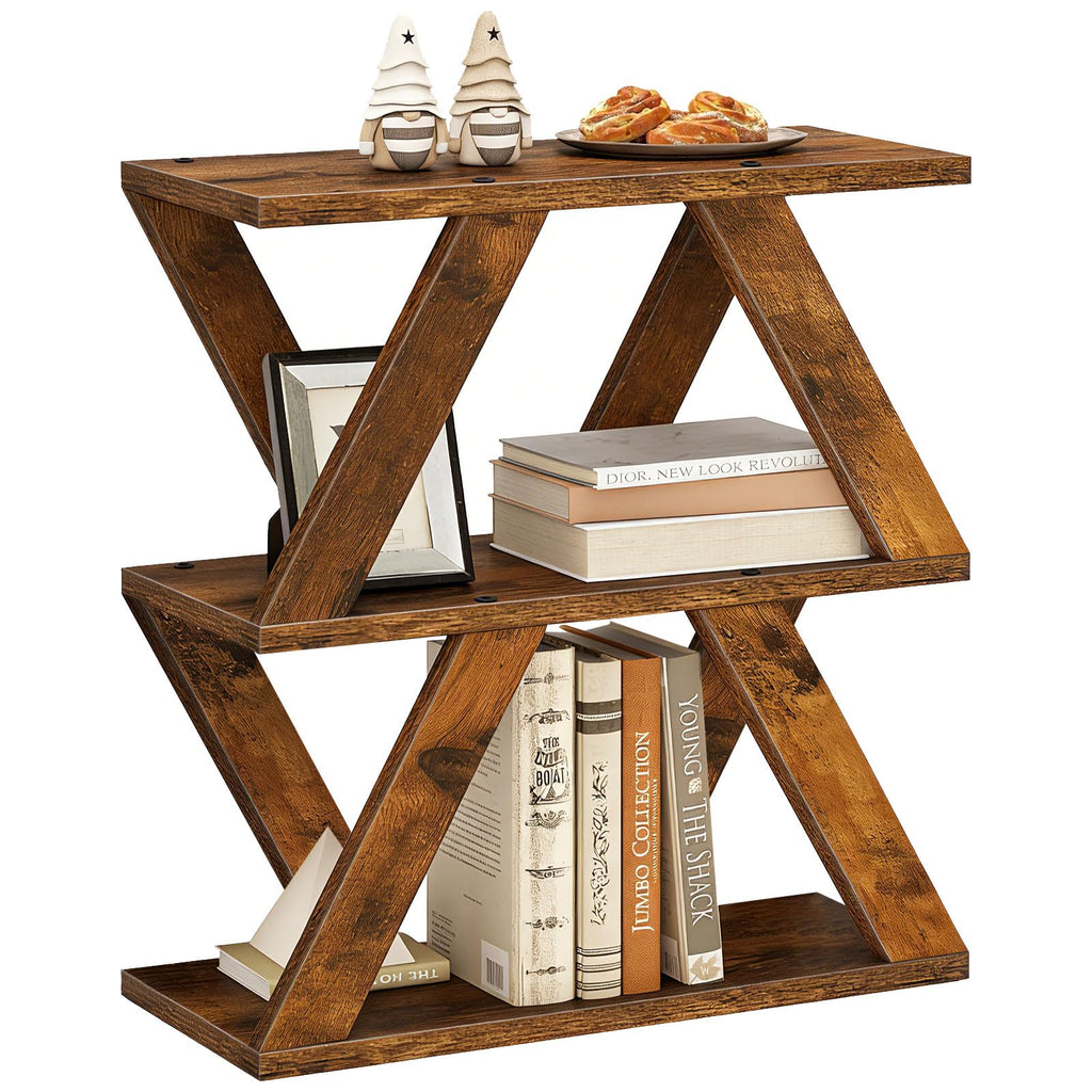 3 Tier Side Table with Storage Shelves Y391