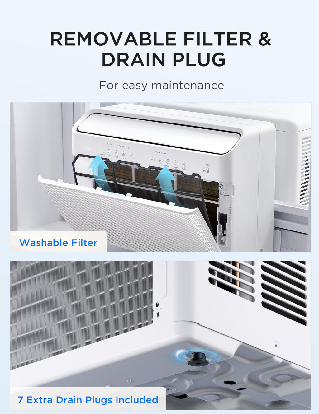 U-Shaped Window Air Conditioner G9657