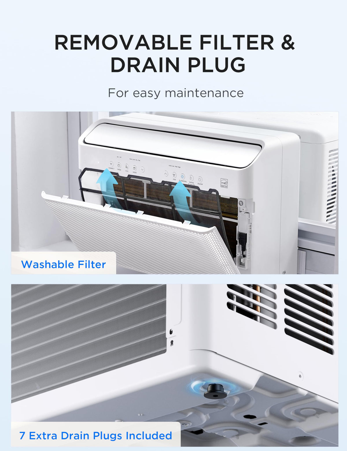 U-Shaped Window Air Conditioner G9657