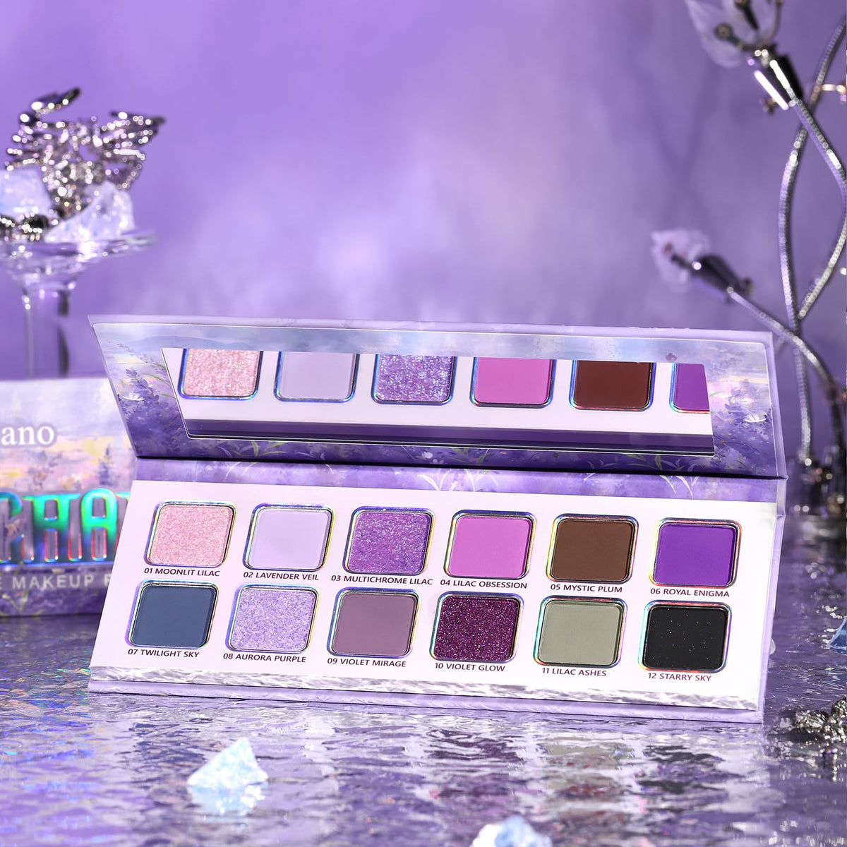 Pigmented Matte Shimmer Eyeshadow Palette V170