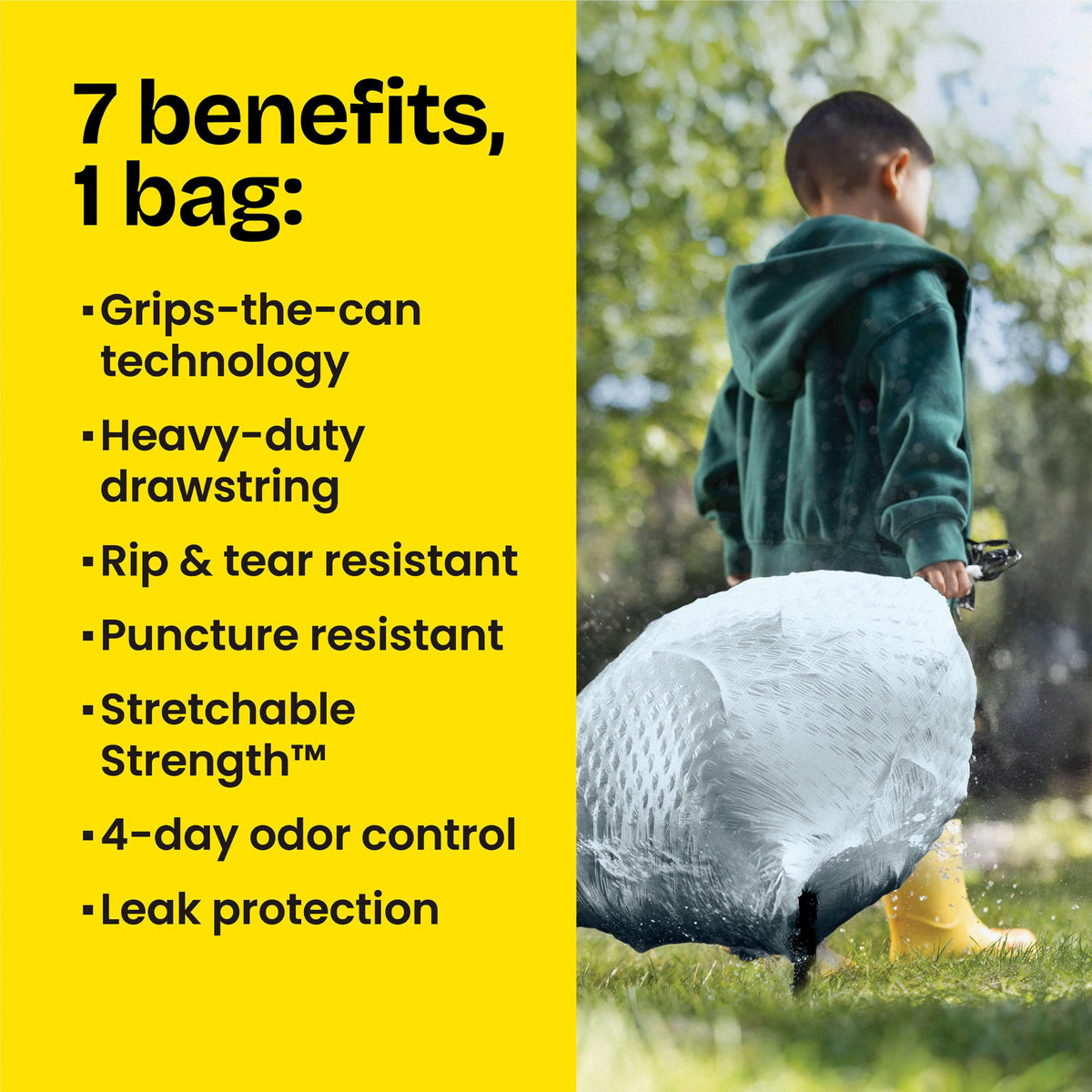 13 Gallon Lavender Tall Kitchen Trash Bags 40 Count Z35285