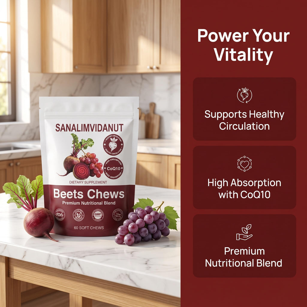 Beet Root Chews 500mg 60 Chews I4561