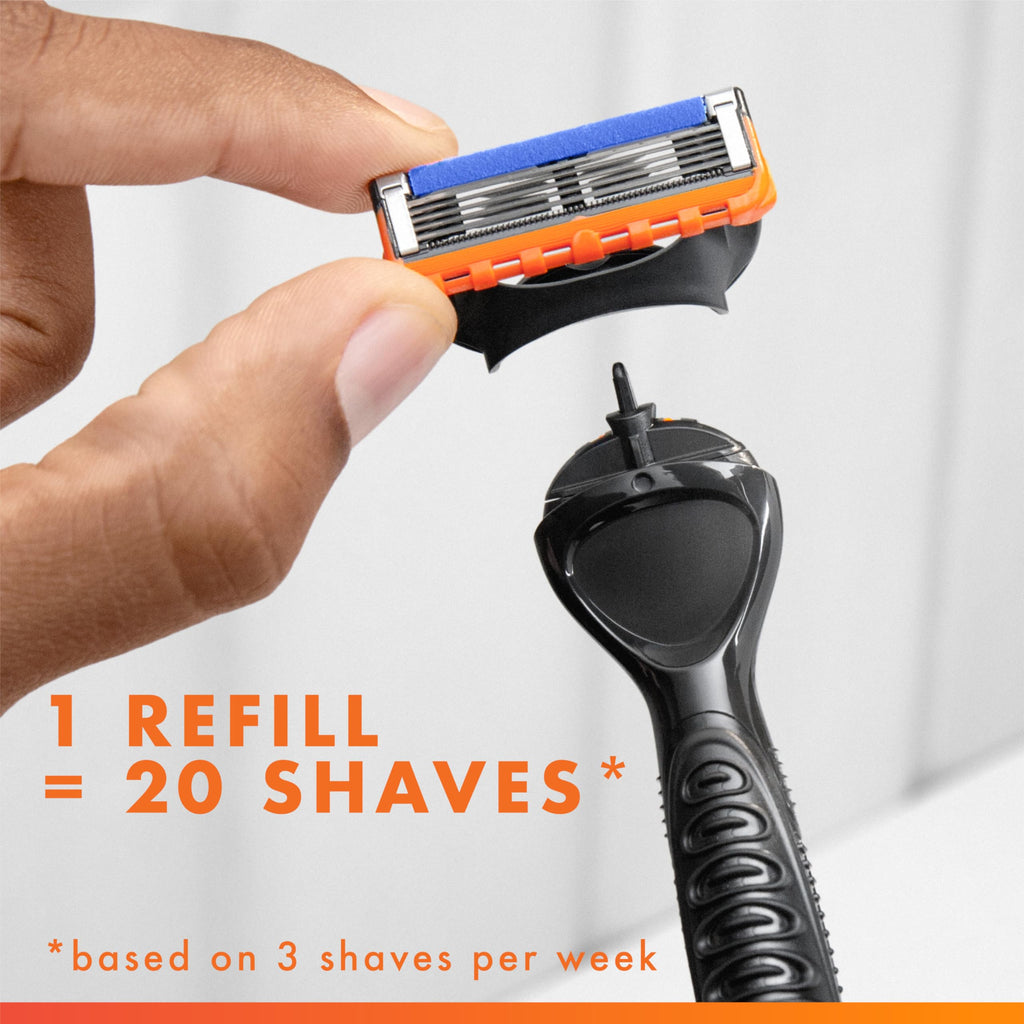 5-Blade Razor Blade Refills with Precision Trimmer, 10 Count E9454