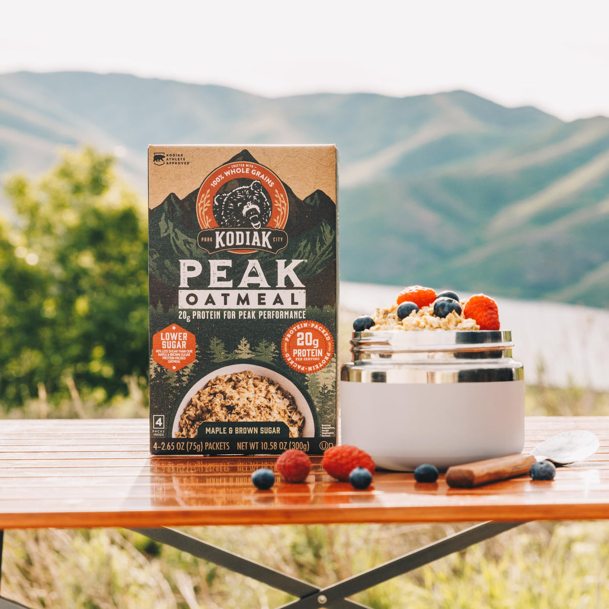 Instant Oatmeal, Maple Brown Sugar, High Protein, 6pk Y440