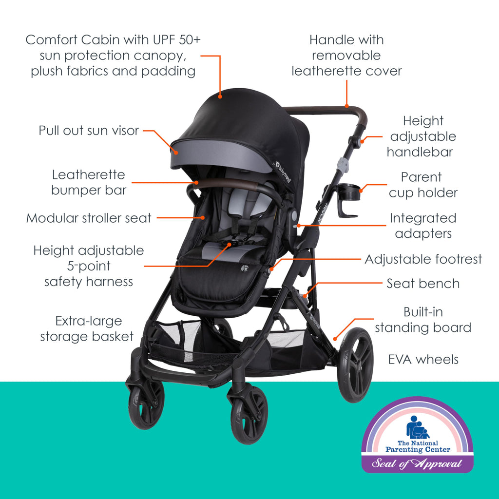 Single to Double Modular Stroller J98960