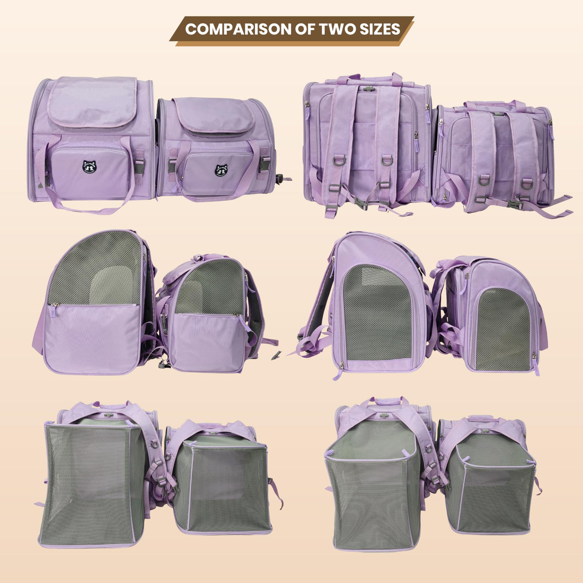 Expandable Large Cat Carrier Backpack F883237