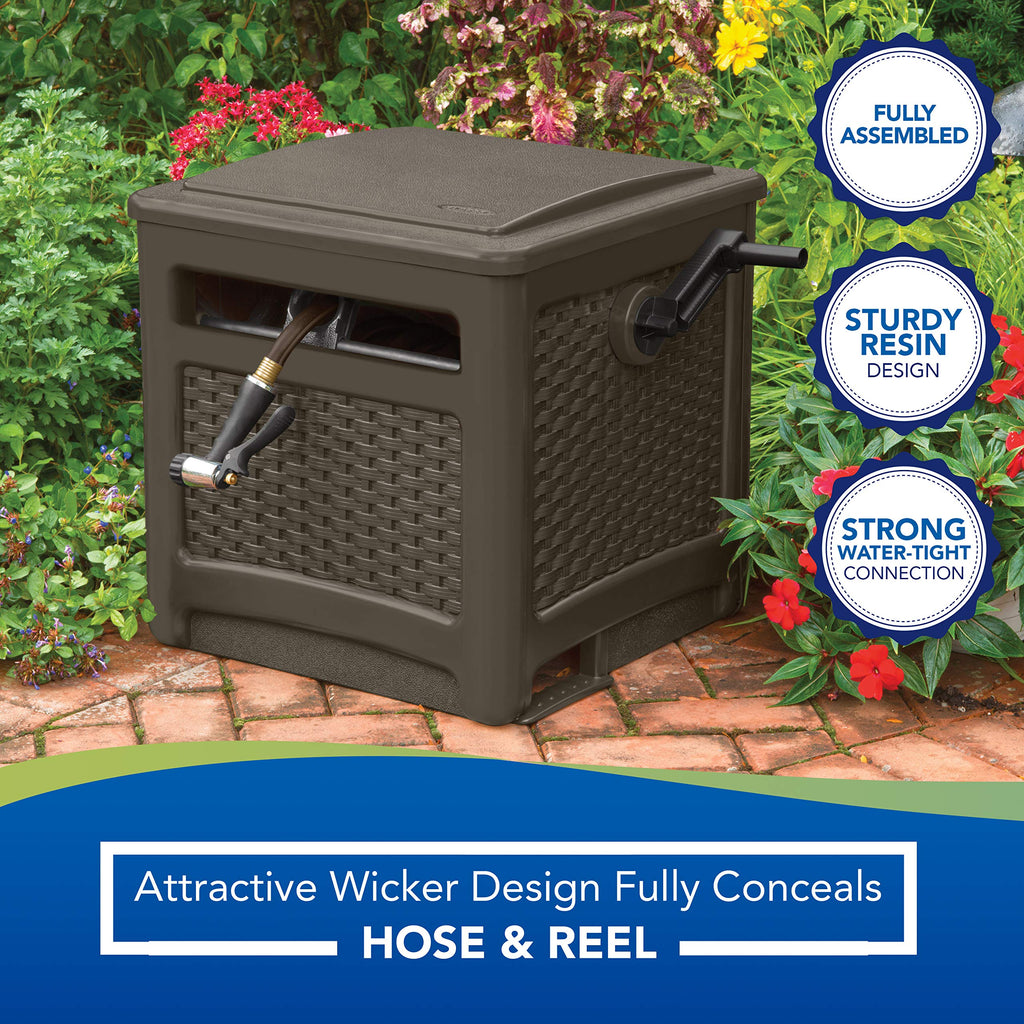 Outdoor Resin Wicker Hose Hideaway A636776